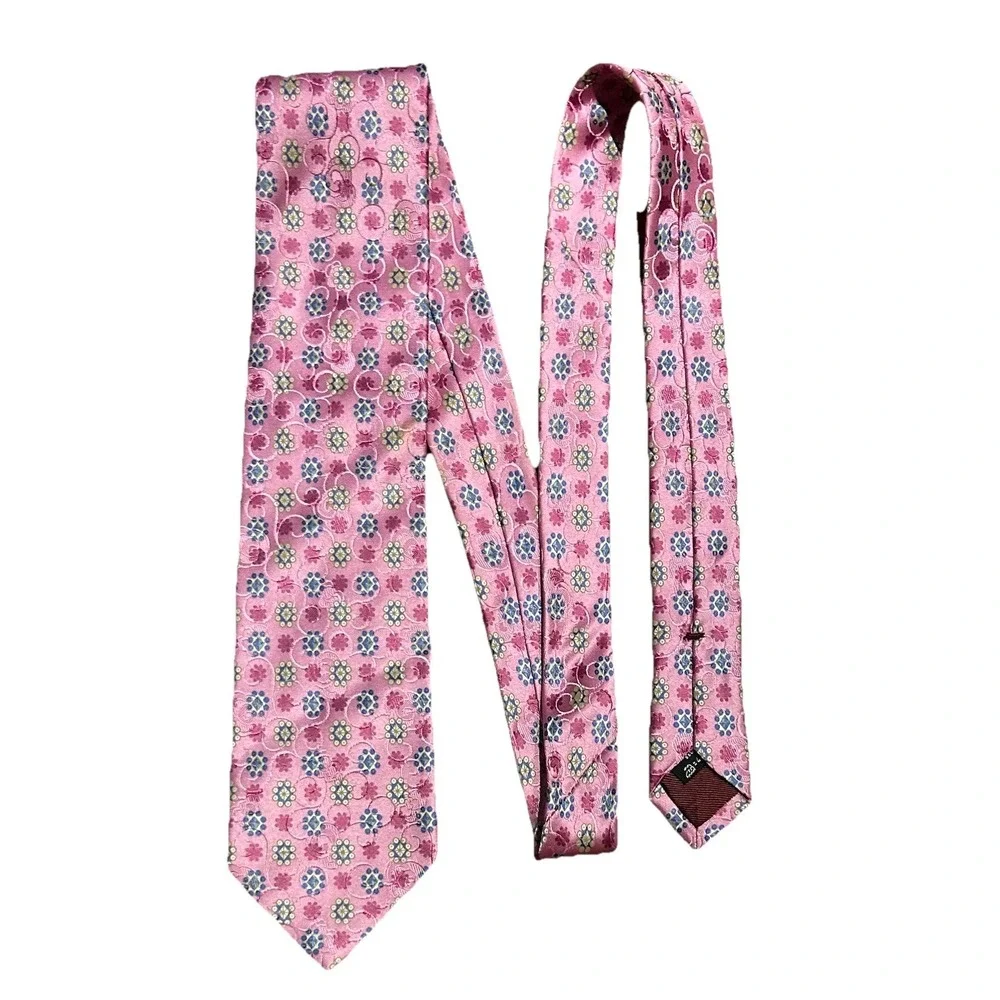 Ermenegildo Zegna Silk Tie In Pink Luxury‎ Neckwear